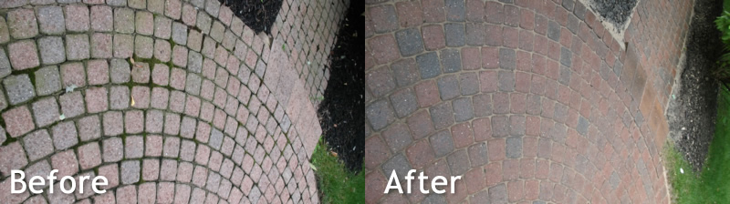 Hire a Pressure Washing Professional to Clean Brick Walkways