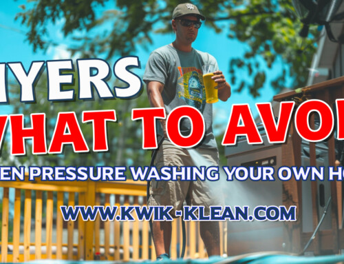 DIYERS: What to Avoid When Pressure Washing Your House